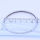 Pulsera oro 18k blanco con brillantes trapecio y redondos. Pulsera oro 18k blanco con brillantes trapecio y redondos.