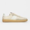 Sneaker Nil en cuero liso Natural