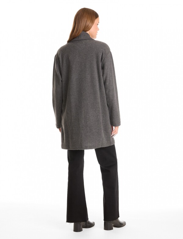 Cardigan Abierto Soft GRIS OSCURO