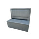 Respaldo Cabecera + Baúl Pie de Cama 2 Plaza color Grafito Respaldo Cabecera + Baúl Pie de Cama 2 Plaza color Grafito