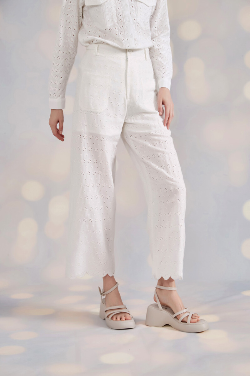 Pantalon Ashera - Marfil / Off White 