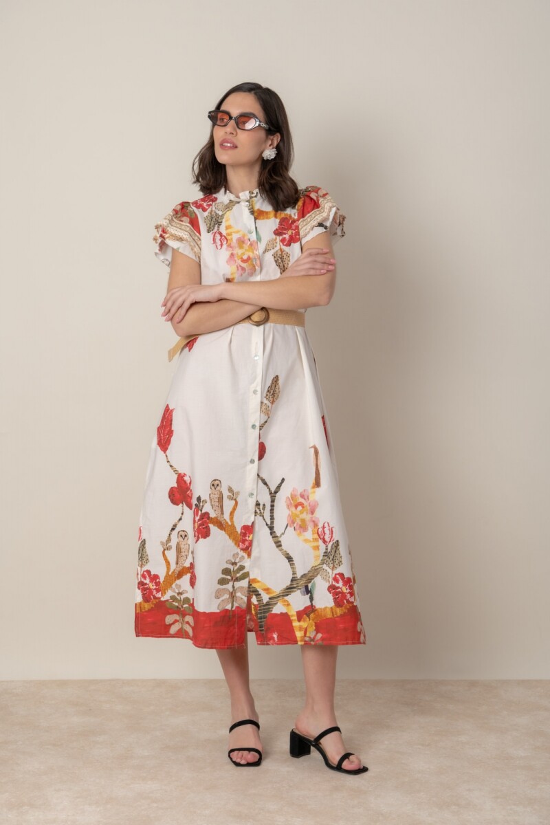 VESTIDO AIDANA - Coral 
