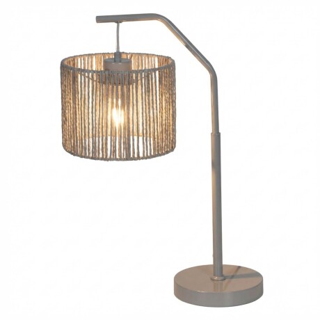 LAMPARA DE MESA METAL GRIS LT95010