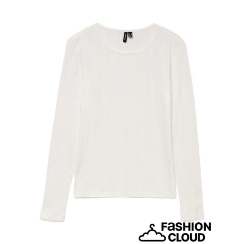 VMLISA POINTELLE LS TOP JRS NOOS SNOW WHITE