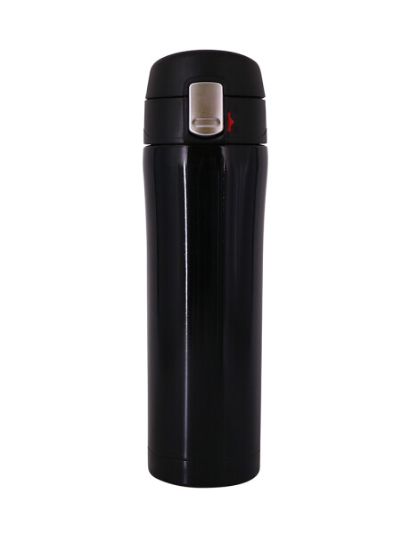 BOTELLA C/ABRE FACIL AC.INOX 450ML NEGRO BOTELLA C/ABRE FACIL AC.INOX 450ML NEGRO