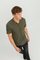 Polera Polo Basic Olive Night