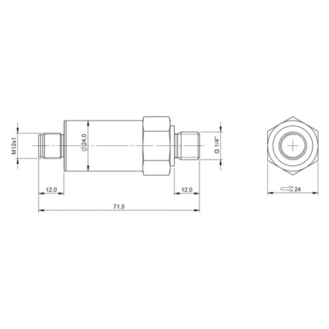 Sensor de presión 0-2 BAR a 20mA BF0210