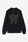 W' L/S HACKWORK T-SHIRT Negro