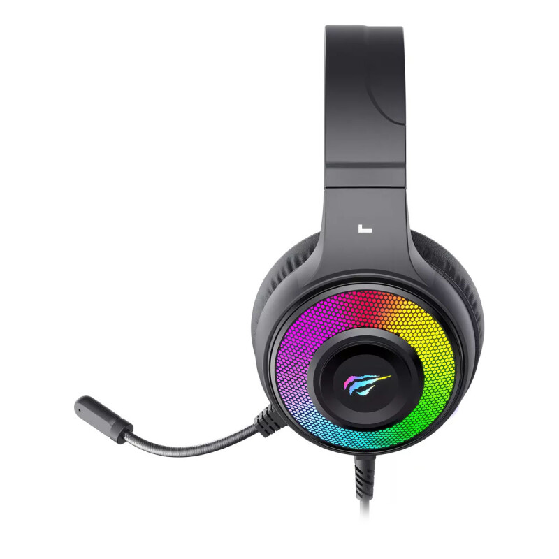 Auriculares Havit HV-H2042D Gaming con microfono Negro RGB Auriculares Havit HV-H2042D Gaming con microfono Negro RGB