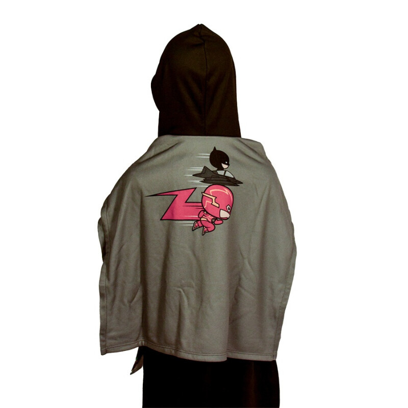 Toalla DC Poncho Batman de Niños - BAITSS24803 Gris-negro