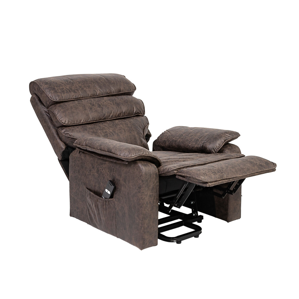 RECLINER C/LIFT PU MARRON ALFA