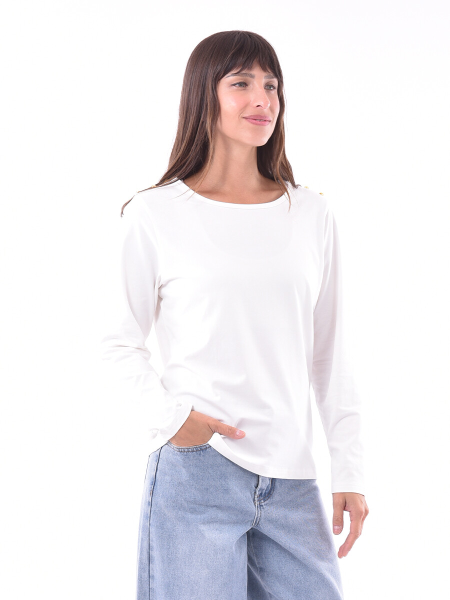 REMERA OHANA - OFF WHITE 