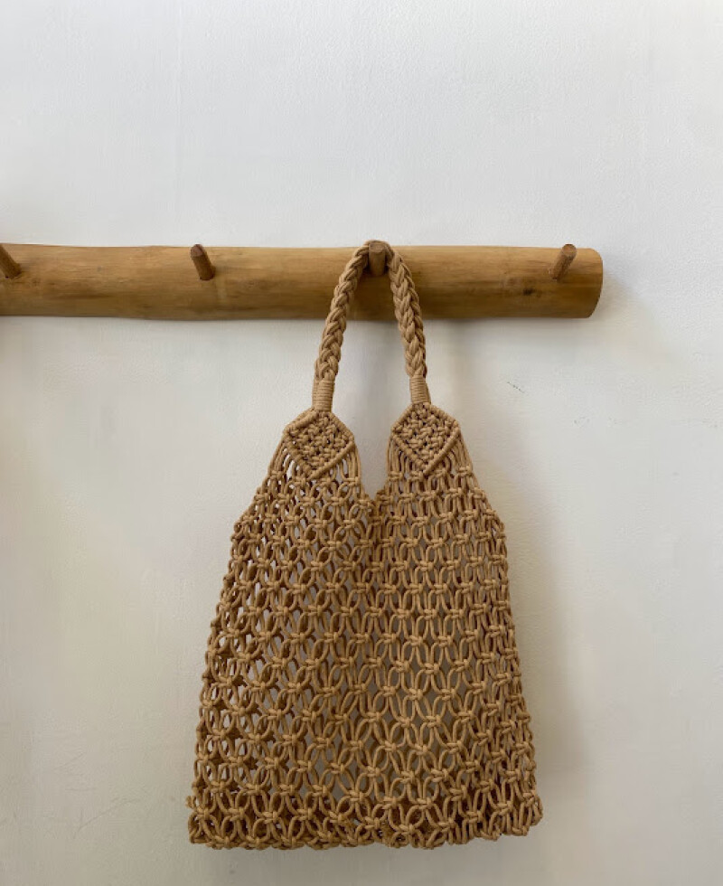 Beach bag beige