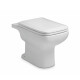 INODORO SIN MOCHILA TRENTO BLANCO BRILLO LOZA SANITARIA BAÑO 000