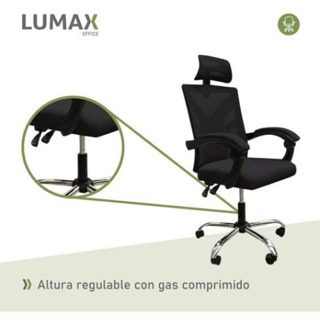 Silla Ejecutiva Ergonómica Lumax Modelo Clyde Negro
