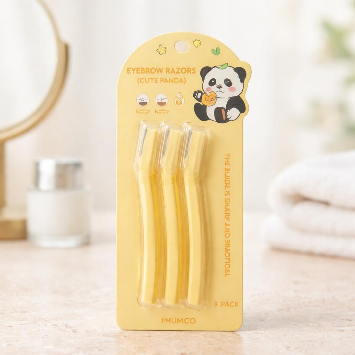 NAVAJAS PARA CEJAS (PAQUETE DE 3/LINDO PANDA) 