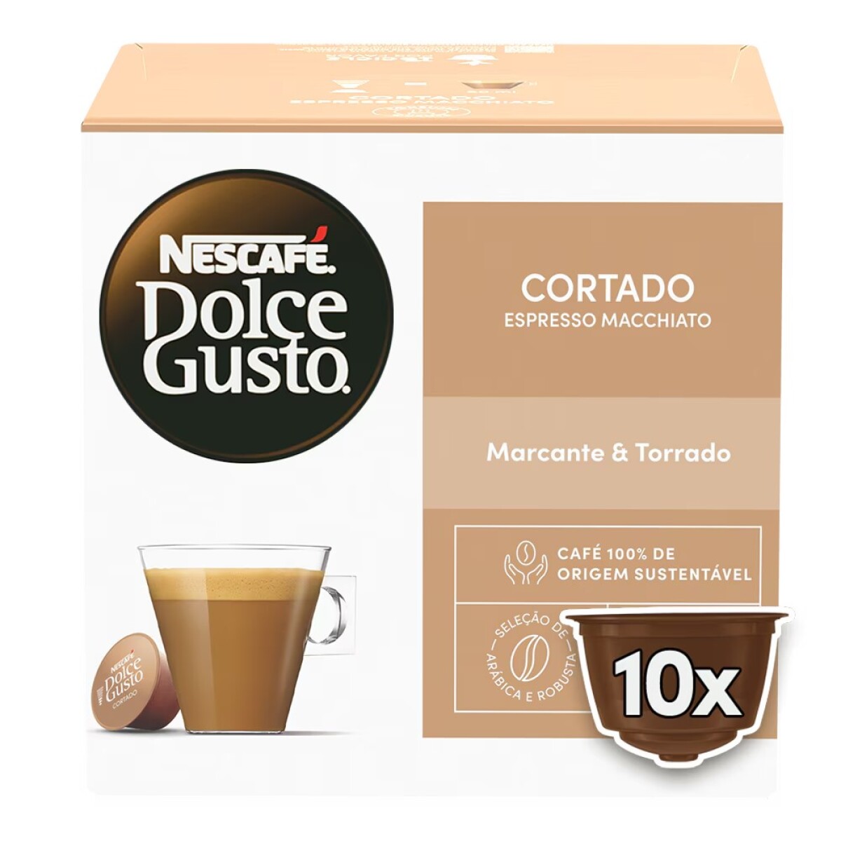 Capsula Dolce Gusto Cortado Espresso Macchiato Intenso 