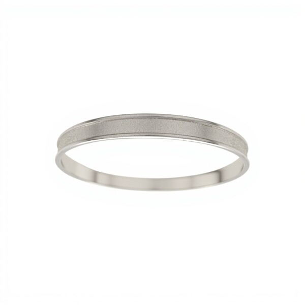 Esclava rayada con borde fina-Plata 925-Sin piedra-ES3007 sinpiedra