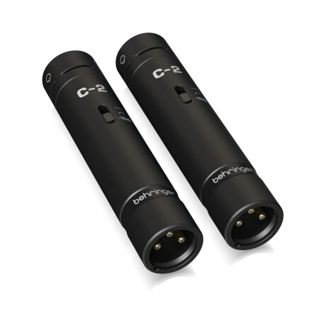 Microfono Condensador Behringer C2 Overhead Par Negro Microfono Condensador Behringer C2 Overhead Par Negro