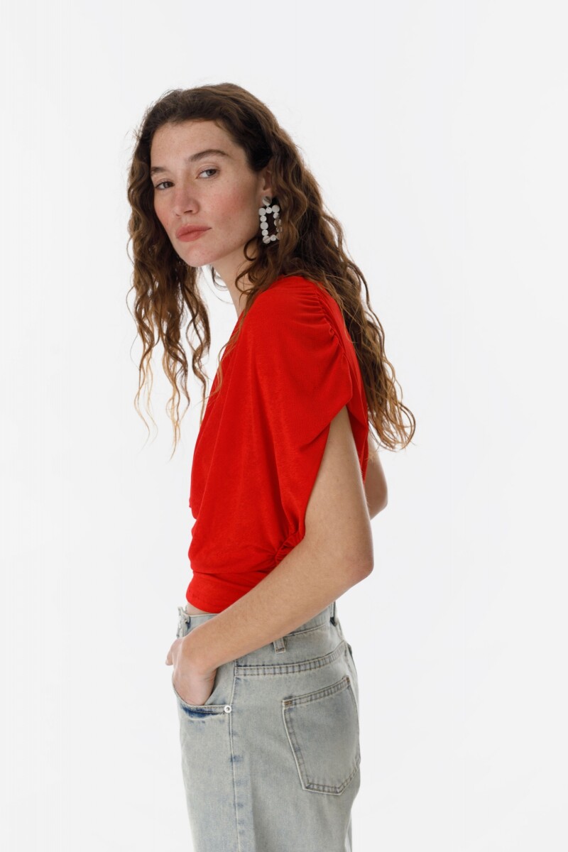 Top Mola Rojo