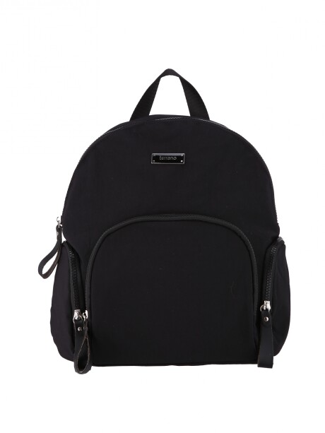 Mochila Lona Basic Tela Negro