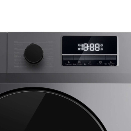 Lavarropas Automático Carga Frontal AIWA 8KG Inverter Gris AWLT08G