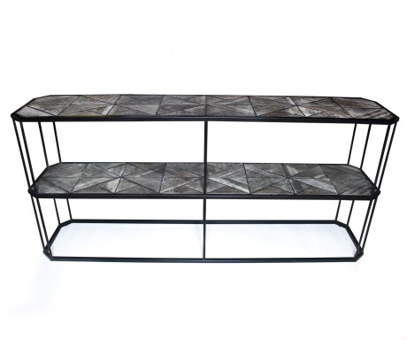 CONSOLAS CONSOLA LOMBARDIA FD156-1 ROBLE/METAL 180X40X80H CM