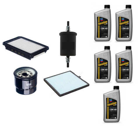 KIT DE FILTROS Y ACEITE 5W40 TEXACO Kit De Filtros Y Aceite 5w40 Texaco