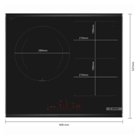ANAFE DE INDUCCION BOSCH INDUCCION NEGRO PXJ675HC1E