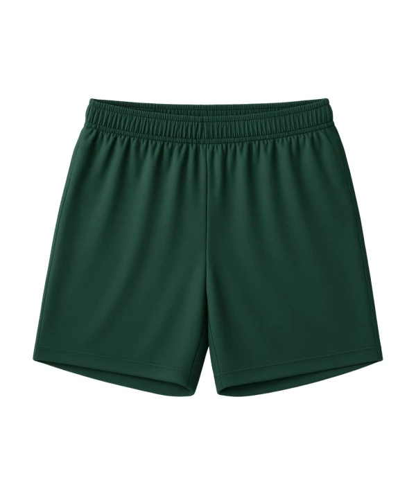 Short deportivo verde Blanco