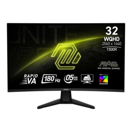 Monitor Curvo Gaming Msi MAG32CQ6F 31,5'' Va Wqhd 180HZ 1MS 001