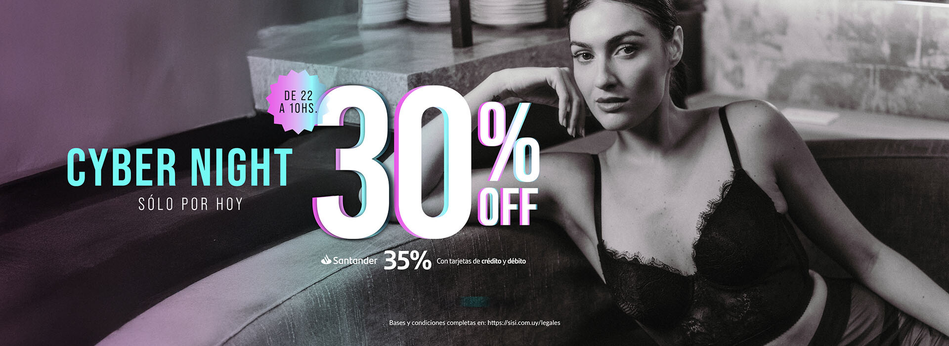 Cyber Night con 30% OFF