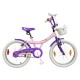 Bicicleta Infantil Baccio Mystic Sweet Rodado 20 De Paseo Con Ruedas Auxiliares VIOLETA/ROSA
