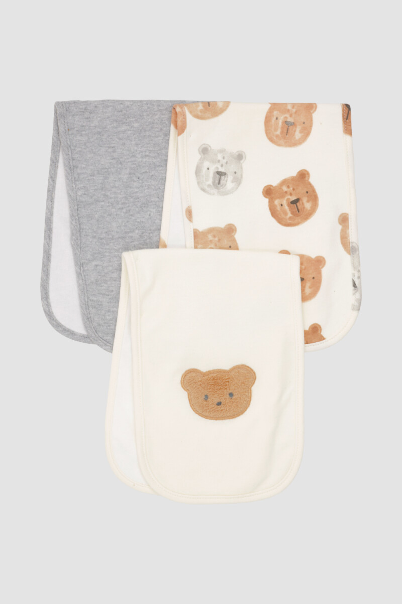 Pack babitas osito - Marfil 