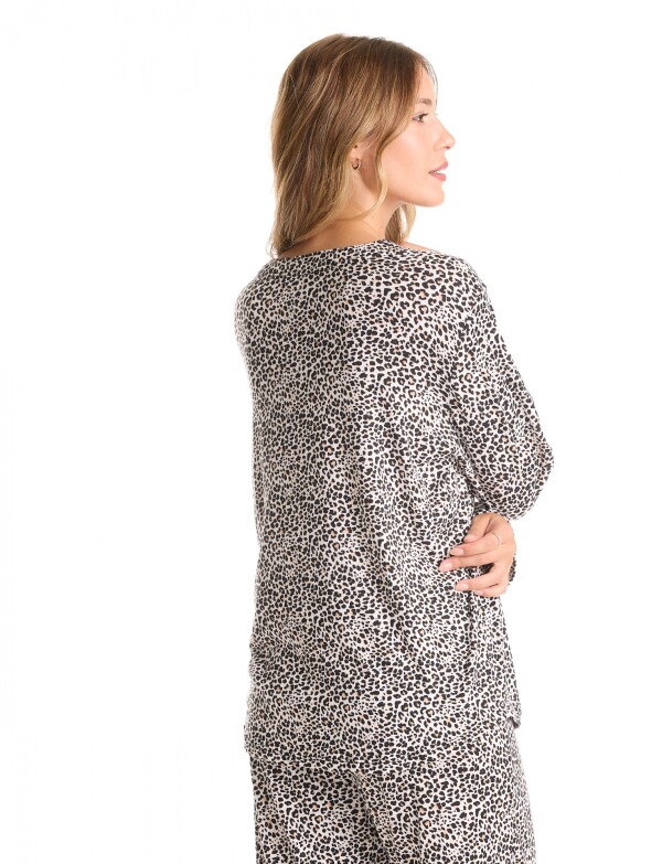 Pijama Con Pantalon MULTI/BLANCO