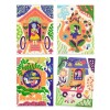 Set x4 láminas para raspar en 2 colores Set x4 láminas para raspar en 2 colores
