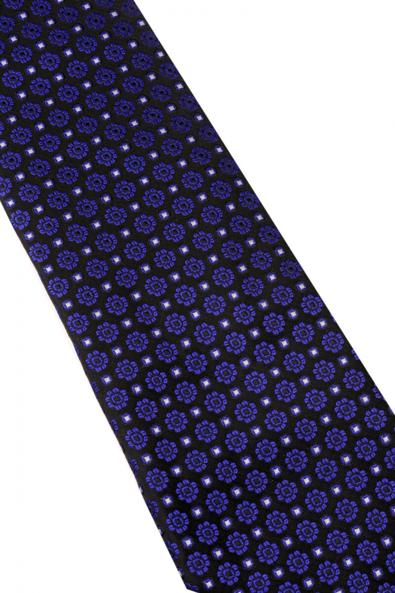 Corbata con pañuelo 8 cm MARINO