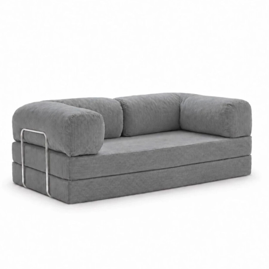 Sillón Cama Teddy Gris | PREVENTA