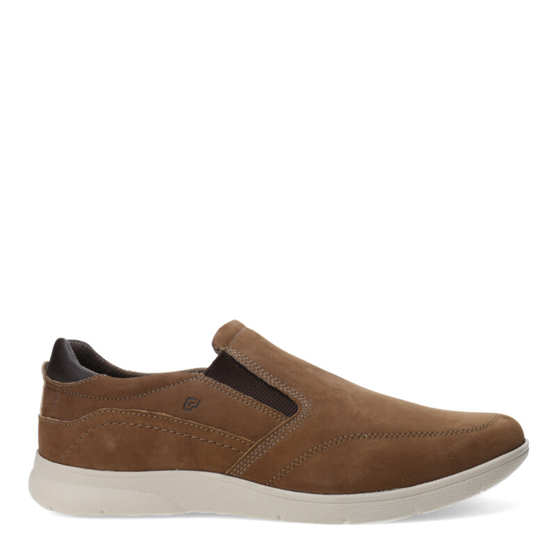 Zapatos de Hombre Freeway Casual Marrón Alga (Nobuk)