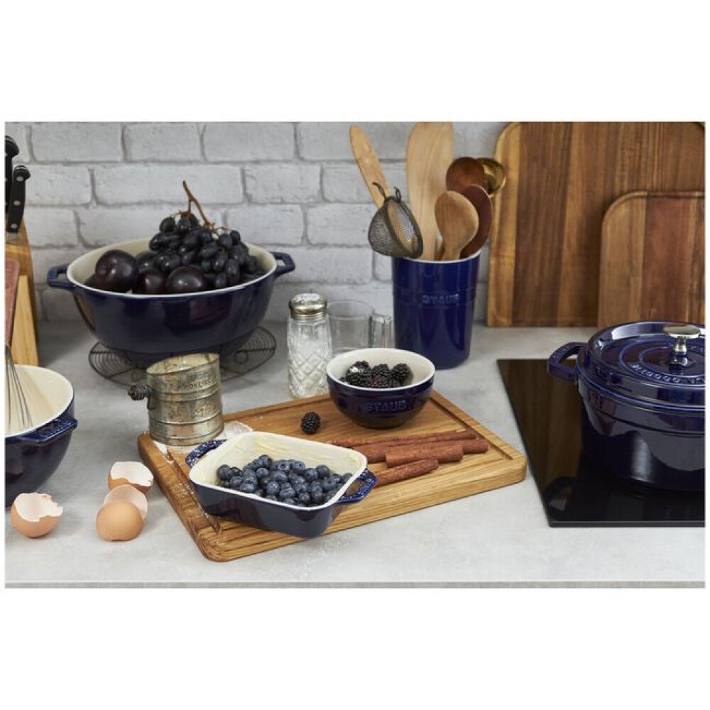 STAUB FUENTE HORNO PEQ 14 X 11 CM RECT AZUL CERAM STAUB FUENTE HORNO PEQ 14 X 11 CM RECT AZUL CERAM