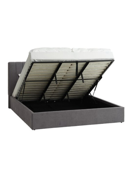 Estructura cama HASLEV 180x200 gris osc Estructura cama HASLEV 180x200 gris osc