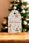 Tag colgante navidad 5x8,5 cm DISEÑO 17