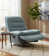 Sillon Recliner Giratorio mecedora Atlas Celeste
