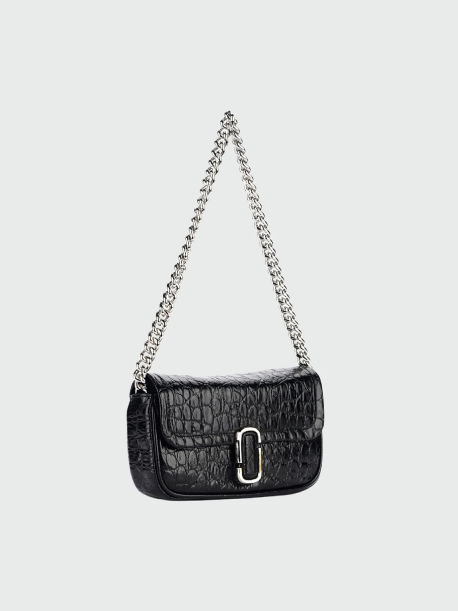 Bolso de hombro mini con herrajes 