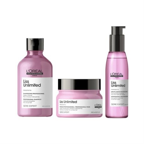 L´Oréal Professionnel Liss Unlimited Shampoo + Máscara + Serum L´Oréal Professionnel Liss Unlimited Shampoo + Máscara + Serum