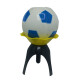 Vela con Forma de Pelota Azul y Blanco