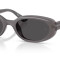 RayBan Oval Gris Traslucido