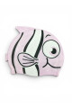 GORRA DE PISCINA DISEÑO PEZ Rosa