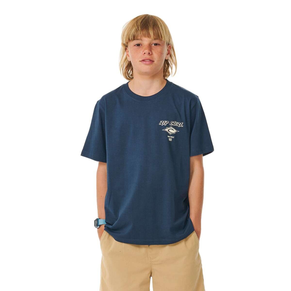 Remera Rip Curl Fadeout Icon - Boy - Azul 