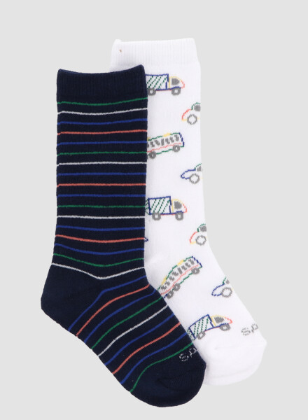 Pack x2 medias full terry kids Estampado 2